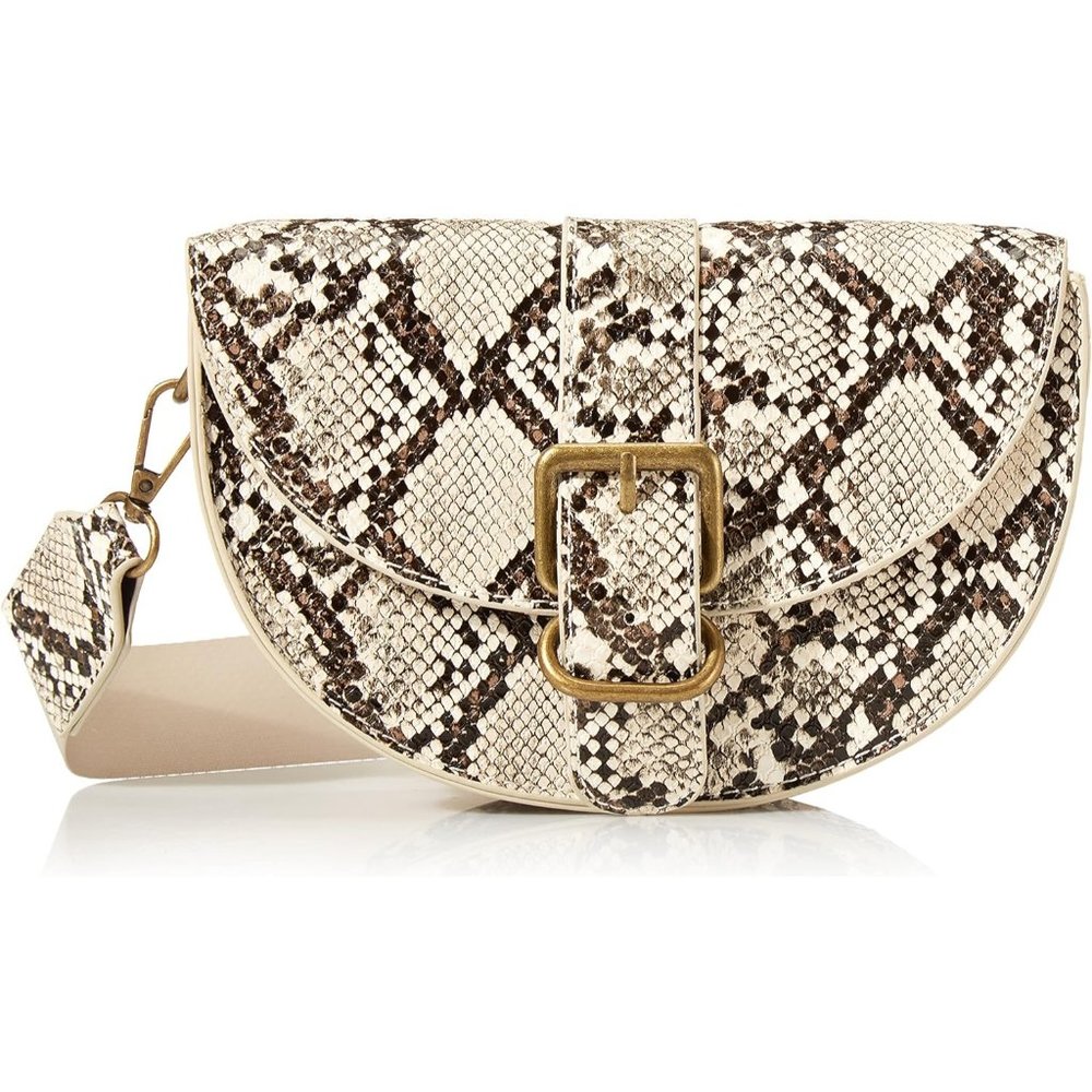 Women's Polyester Drop Helen Saddle Crossbody Bag with bag